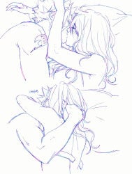1boy 1girl blush blush_lines bra canon_couple couple fairy_tail female hand_in_hair hugging imminent_sex kissing lucy_heartfilia making_out male male/female natsu_dragneel passionate passionate_kiss romantic romantic_couple straight