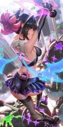 nangong yu (rhapsody's muse) (zenless zone zero) from angels of delusion by liang xing
