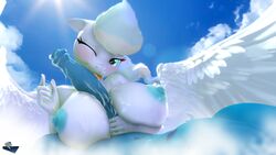 2018 3d animal_genitalia animal_penis big_breasts breasts cum equine female friendship_is_magic hair hooves-art mammal my_little_pony nipples penis sky_stinger_(mlp) source_filmmaker vapor_trail_(mlp)