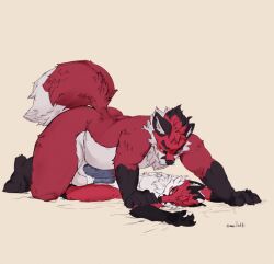 2026 age_difference all_fours animal_genitalia animal_penis anthro anthro_on_anthro ark_(monadofox) ass athletic athletic_anthro athletic_male balls bedding bedding_background belly bent_over blush canid canine canine_genitalia canine_penis claws dominant duo erection eyebrows father_(lore) father_and_child_(lore) father_and_son_(lore) flustered fox frottage fur genitals hand_holding hi_res incest_(lore) knot larger_dom looking_at_another looming lying male male/male mammal mature_anthro mature_male narrowed_eyes nude older_dom_younger_sub on_back oselotti overweight overweight_anthro overweight_male parent_(lore) parent_and_child_(lore) parent_and_son_(lore) penile penis penis_size_difference penises_touching sex sheath signature simple_background size_difference smile son_(lore) tan_background thick_thighs tuft vein zoru