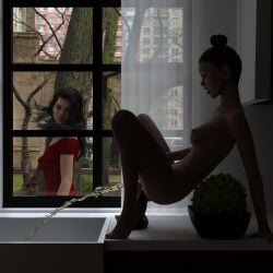 2girls 3d 3d_(artwork) 3dcg 3dx angry angry_expression angry_face daz3d daz_studio disgusted exhibitionism kitchen peeing peeing_in_sink public_exposure scat side_view wrecked3d