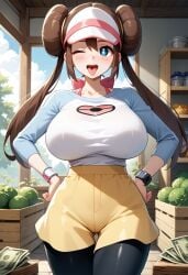 ahe_gao ai_generated huge_ass huge_breasts pokemon rosa_(pokemon)