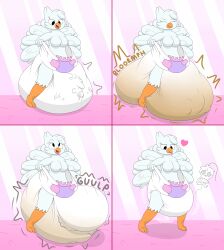 avian bird diaper diaper_critter diaper_entrapment diaper_fetish diaper_filler digestion_diaper furry furry_only nyxiette_nyxstar snow_star_(nyxiette_nyxstar) tagme_(artist)