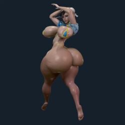 3d almightypatty animated big_ass chun-li fat_ass huge_ass paag spin spinning street_fighter tagme thick_ass thick_thighs video