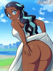 1girls ass assentlov nessa_(pokemon) nintendo pokemon pokemon_ss tagme