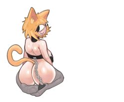 ass back_view breasts catgirl girl melty_blood neco-arc sosohipus tagme tsukihime type-moon