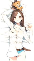 1girls 2023 ai_generated argentina argentinian bed breasts brown_eyes brown_hair female long_hair looking_at_viewer politics real_person victoria_villaruel vllc white_background white_body white_skin