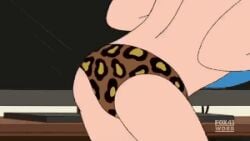 1boy animal_print_swimwear ass butt_focus male male_only screenshot solo speedo stripper tagme tagme_(artist) terry_kimple the_cleveland_show twerking