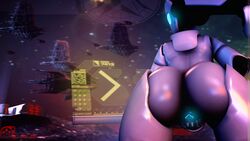 2018 3d adriandustred android ass computer disney drossel_von_flugel female finger_fuck fingering fireball_(series) glowing hi_res humanoid large_ass machine penetration pussy robot shiny signature source_filmmaker space thick_ass vaginal_penetration