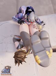 2girls 3d alternate_costume batyastudio blender blizzard_entertainment cunnilingus female female_only lunar_new_year lunar_new_year_series oral overwatch pussy rose_tracer tracer widowmaker year_of_the_rooster yuri