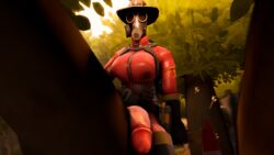 1futa 3d big_penis fempyro futa_only futanari gas_mask intersex latex penis plasticmayo pyro solo source_filmmaker team_fortress_2