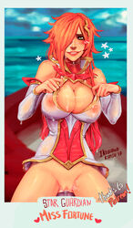 alternate_costume areolae big_breasts breasts cum cum_in_pussy cum_inside female female_only ikebanakatsu large_breasts league_of_legends looking_at_viewer miss_fortune nipples pussy solo star_guardian star_guardian_miss_fortune star_guardian_series