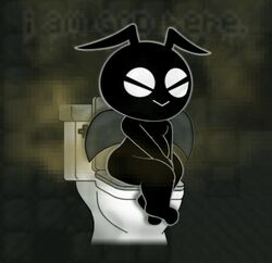 ass belly chubby_male closed_eyes creepypasta demon fart fart_fetish go2 humanoid implied_scat male misfortune misfortune.gb nude shortstack sitting slightly_chubby smelly smile solo toilet toilet_use wide_hips