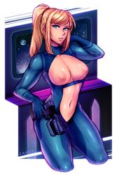 samus aran from metroid by iahfy