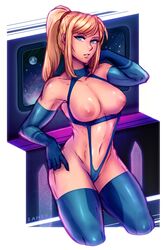 samus aran from metroid by iahfy