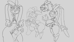 1futa 1girls animated anthro big_ass big_breasts bikini bunny_girl citrusflower25 female furry furry_female futanari goldie_(momokattlewds) huge_ass huge_breasts huge_cock momokattlewds multiple_views puppet silly silly_face smile tagme thick_thighs video wide_hips