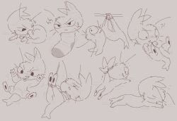 1cuntboy bondage cat catboy confused cute dandy's_world feral furry furry_only lynxfurr roblox shrimpo_(dandy's_world) sketch sketch_page tied_up