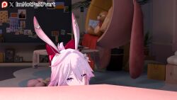 2girls 3d animated asymmetrical_legwear barefoot bed bedroom bent_over blue_eyes blue_hair bottomless breasts evanescia_(honkai:_star_rail) female_pov fingering foot_fetish foot_focus foot_in_mouth foot_on_face functionally_nude functionally_nude_female gloves honkai:_star_rail imnotper7vert legs legs_up lesbian_sex light-skinned_female light_skin long_hair looking_at_another looking_at_viewer medium_breasts mihoyo nude nude_female opennsfwsp partially_clothed pink_hair pov sad_face self_upload shorter_than_one_minute sound stirrup_legwear switchyvalva tagme video wholesome yao_guang_(honkai:_star_rail) yuri