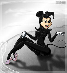 anthro beach breasts clothing disney erect_nipples felicity_fieldmouse female footwear gloves hair hentai_boy mammal mostly_nude mouse nipples pussy rodent seaside shoes solo