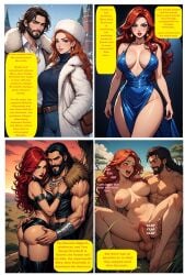 ai_generated cheating cheating_wife conjugal_slavery corruption green_eyes heroine_in_trouble kraven_the_hunter large_penis marvel marvel_comics mary_jane_watson mind_control red_hair riding rough sex stockholm_syndrome