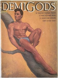 bulge fine_art george_quaintance male male_only muscular nipples original physique_(magazine) traditional_media year_request