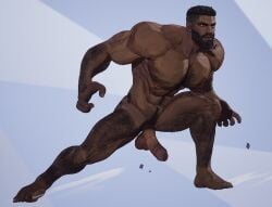 bara beard big_penis black_panther_(marvel) black_panther_(marvel_rivals) boner cock dark-skinned_male dark_skin dick erection huge_cock male male_only marvel marvel_comics marvel_rivals mod muscular muscular_male nude_mod penis screenshot shuajo25 solo solo_focus solo_male t'challa thick_penis yaoi game_mod