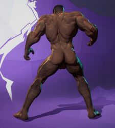 ass back_view bara big_ass big_butt big_penis black_panther_(marvel) black_panther_(marvel_rivals) bubble_ass bubble_butt cock dark-skinned_male dark_skin dick gay hairy_anus hairy_arms hairy_ass hairy_legs huge_ass huge_butt huge_cock male male_focus male_only marvel marvel_comics marvel_rivals mod muscular muscular_male nude_mod penis rear_view round_butt screenshot shuajo25 solo solo_focus solo_male standing t'challa thick_ass thick_butt thick_penis ass_focus