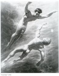 monochrome traditional_media gay male male_only original george_quaintance archived_source