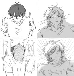 isagi yoichi from blue lock by unknown artist