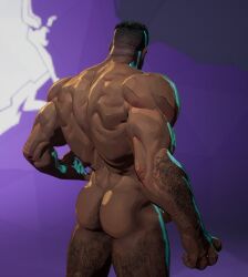 ass ass_focus back_view bara big_ass big_butt big_penis black_panther_(marvel) black_panther_(marvel_rivals) bubble_ass bubble_butt cock dark-skinned_male dark_skin dick gay hairy_anus hairy_arms hairy_ass hairy_legs huge_ass huge_butt huge_cock male male_focus male_only marvel marvel_comics marvel_rivals mod muscular muscular_male nude_mod penis rear_view round_butt screenshot shuajo25 solo solo_focus solo_male standing t'challa thick_ass thick_butt thick_penis yaoi