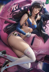 d.va from blizzard entertainment by sakimichan