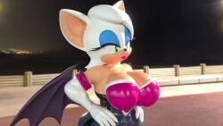 2girls 3d alternate_version_available amy_rose amy_the_bat animated ass_expansion boobs_out breast_expansion breast_growth breasts_bigger_than_head cleavage female female_only hourglass_expansion hourglass_figure less_than_30_seconds lipstick nipple_bulge rouge_the_bat rouge_the_bat_(cosplay) shocking_(artist) sonic_(series) tagme tails video