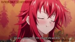 1boy 1boys 1girl 1girls animated big_breasts boobs bouncing_breasts breast_grab breasts christmas double_breast_grab fellatio handjob high_school_dxd huge_breasts hyoudou_issei pole red_hair rias_gremory santa_costume sex tagme tagme_(character) tagme_(series) tits video