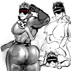 ass bara big_ass big_butt bubble_ass bubble_butt butt cyclops_(marvel_rivals) cyclops_(x-men) dat_ass dat_butt fat_ass fat_butt gay huge_ass huge_butt large_ass large_butt marvel marvel_rivals muscular muscular_male nizbagelshop round_ass round_butt solo thick_ass thick_butt