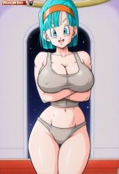 1girls absurd_res ai_generated almost_naked almost_nude anime aqua051 big_breasts bikini blue_eyes blue_hair bra breasts bulma_briefs clothed clothing dragon_ball_z erect_nipples eyebrows female female_focus female_only gyat hair hi_res high_quality high_resolution highres huge_breasts human indoors large_breasts light-skinned_female light_skin looking_at_viewer massive_breasts open_mouth panties room sexy short_hair simple_background smile smiling smiling_at_viewer solo solo_female solo_focus standing stomach straight tagme thick_thighs thighs uncensored underwear watermark white_body white_skin young