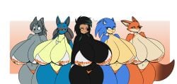 absurd_res aerodoggy anthro big_breasts bikini breasts canid canine canis clothing disney domestic_dog dust:_an_elysian_tail dust_(elysian_tail) eulipotyphlan female female/female fox generation_4_pokemon goof_troop group hedgehog hi_res hooters huge_breasts lucario mammal max_goof mtf_transformation nick_wilde nintendo pokemon pokemon_(species) rule_63 sega sonic_(series) sonic_the_hedgehog sonic_the_hedgehog_(series) swimwear two-piece_swimsuit zootopia