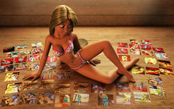 1girls 3d artist_name bare_shoulder barefoot big_breasts bikini bikini_bottom bikini_top blonde_hair busty cleavage crossover curvy detailed_background disney eyelashes female female_only front_view green_eyes hourglass_figure human indoors inside kondaspeter long_hair looking_down midriff pose posing princess rapunzel room royalty shadow shiny shiny_skin sitting solo swimsuit tangled very_long_hair voluptuous wide_hips yellow_hair