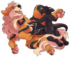 1boy 1girls alpha_channel anthro anthro_on_feral arcanine ass big_feet canine cum cum_on_stomach duo feet female feral furry heavy_breathing hi_res interspecies larger_female male male_on_feral male_penetrating mammal multi_breast multi_nipple nintendo nipples open_mouth orgasm original_character paws penetration poképhilia pokemon pokemon_(species) pokemon_rgby pussy serialdad sex size_difference size_play small_dom_big_sub smaller_male sovy straight testicles text tongue tongue_out vaginal_penetration video_games watermark white_border wide_hips