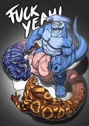 anthro body_horror cock_transformation conjoined diphallia diphallism fish furry hammerhead_shark male_only marine merging monster multi_head multi_penis muscular muscular_male naga penis penis_transformation reptile scalie shark snake transformation trencalos