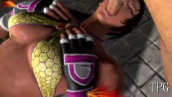 1girls 3d against_floor against_wall animated bandai bandai_namco brazilian brazilian_female brown_eyes brown_hair christie_monteiro dark-skinned_female deep_blowjob deepthroat fellatio female gangbang latina mura_tpg namco no_sound oral partial_male petite ponytail source_filmmaker tagme tekken throat_fuck video