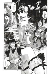 2002 comic female ichigo_momomiya kish lettuce_midorikawa manabe_jouji mew_ichigo mew_lettuce mew_mint mint_aizawa tentacle tokyo_mew_mew