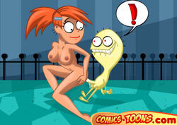 cartoon_network cheese_(fhfif) comics-toons female foster's_home_for_imaginary_friends frankie_foster human male straight