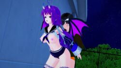 3d about_to_cum demon_girl doggystyle gift_art koikatsu night original_characters outdoor_sex outdoors partially_clothed pleasure_face rasmusnsfw47 rosetta_valliere_(cosmixlewds) self_insert sex_from_behind sexual_intercourse standing_doggy_style standing_sex succubus succubus_horns succubus_wings