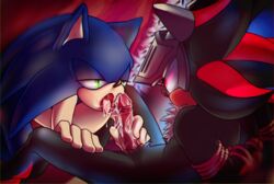 bound cum cum_in_mouth gay khalid_(artist) oral shadow_the_hedgehog sir_lancelot_(sonic_and_the_black_knight) sonadow sonic_(series) sonic_and_the_black_knight sonic_the_hedgehog