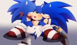 7mii anal anal_fingering kissing male_only selfcest sonic_(series) sonic_the_hedgehog threesome