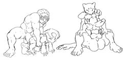 2boys abra bara big_penis boner erection furry gay huge_penis human interspecies male_only monochrome naked nintendo nude original_character pokemon sex source_request yaoi year_request zenpei zenpei4 zenpon