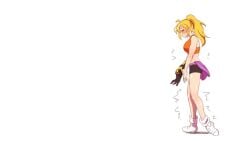 2girls animated black_hair blonde_hair cherryinthesun rwby sound tagme video yang_xiao_long