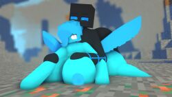 3d 3d_(artwork) allay_(minecraft) aurora_(hbtheender) big_ass big_breasts casual casual_nudity enderman female hb_(hb_the_ender) hbtheender huge_ass huge_breasts huge_cock hyper_penis minecraft nude penetration penis sex shortstack