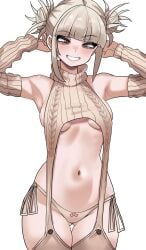 himiko_toga my_hero_academia panties virgin_destroyer_sweater virgin_killer_sweater zd_(pixiv6210083)