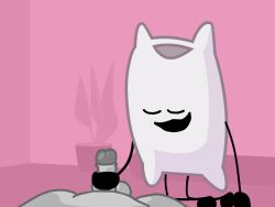 animated anonymous_male battle_for_dream_island bfdi blowjob cum cum_in_mouth human interspecies object_shows oral oral_penetration oral_sex penis penis_in_mouth pillow_(bfdi) pink pink_room pov sex